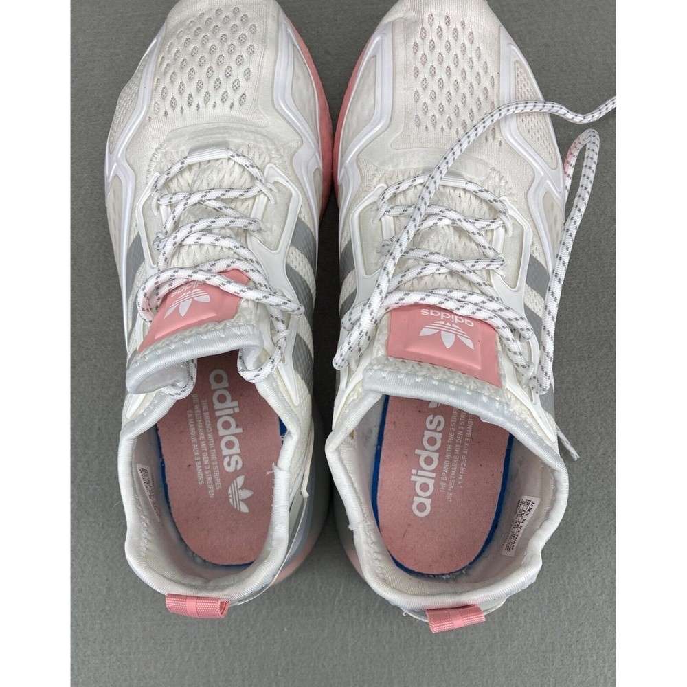 Adidas Women's ZX 2K BOOST W FY2013 Running Shoes in Grey Size 8 - Picture 8 of 8